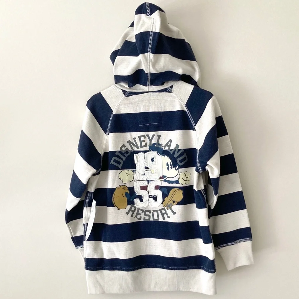 NWT Disneyland resort 1955 Mickey zip hooded jacket size S